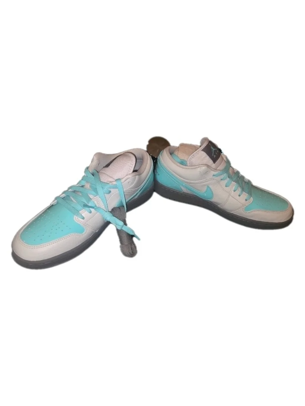 Nike Air Jordan 1 Low SE Blue Grey Sneakers Retro Womens 11.5